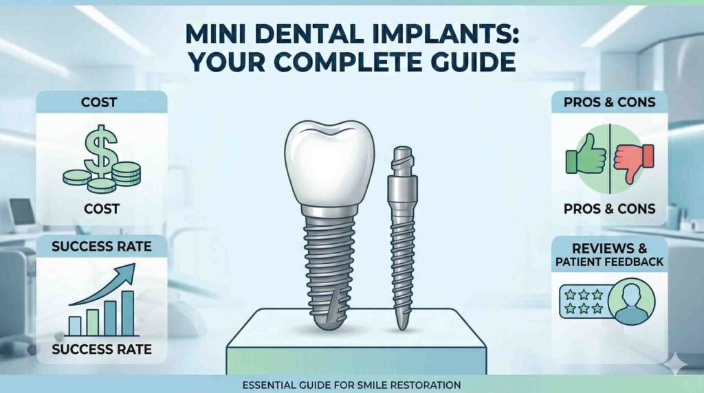 Mini Dental Implants: Cost, Pros and Cons, Reviews, Success Rate, and Candidacy