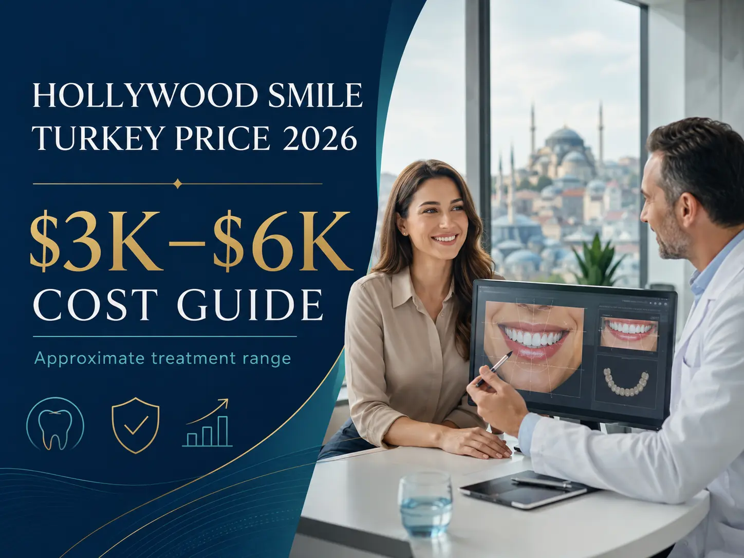 Hollywood Smile Turkey Price 2026: $3K–$6K Cost Guide