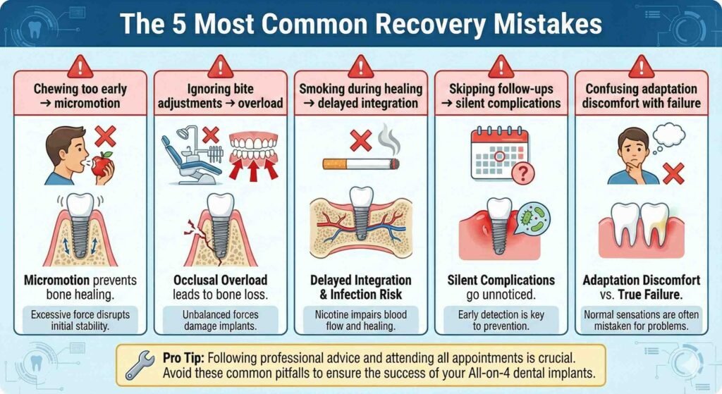 All-on-4 Dental Implants Recovery: Timeline & Healing Guide
