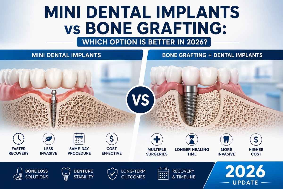 Mini Dental Implants vs Bone Grafting: Which Option Is Better in