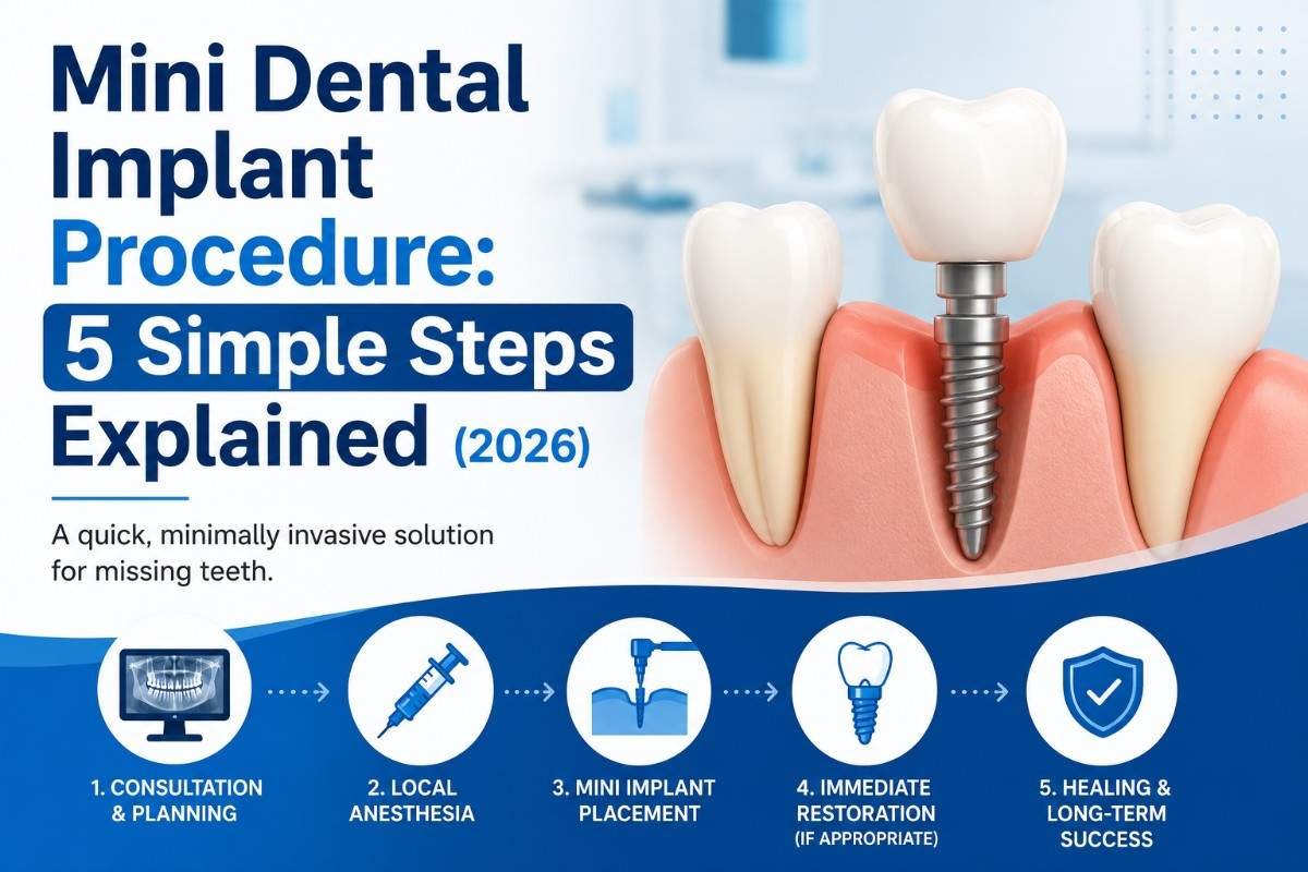 Mini Dental Implant Procedure: 5 Simple Steps Explained (2026)