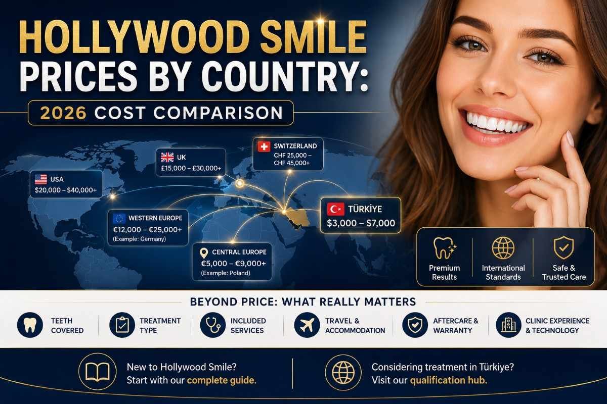 Hollywood Smile Prices by Country: 2026 Cost Comparison